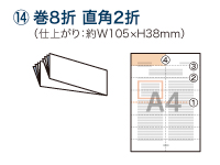 巻8折 直角2折